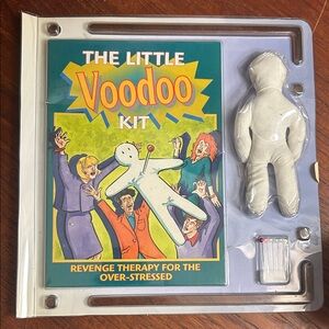 The Little Voodoo Kit - White doll with stickpins